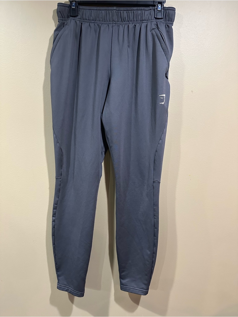 Gymshark Grey Performance Joggers with Subtle Logo